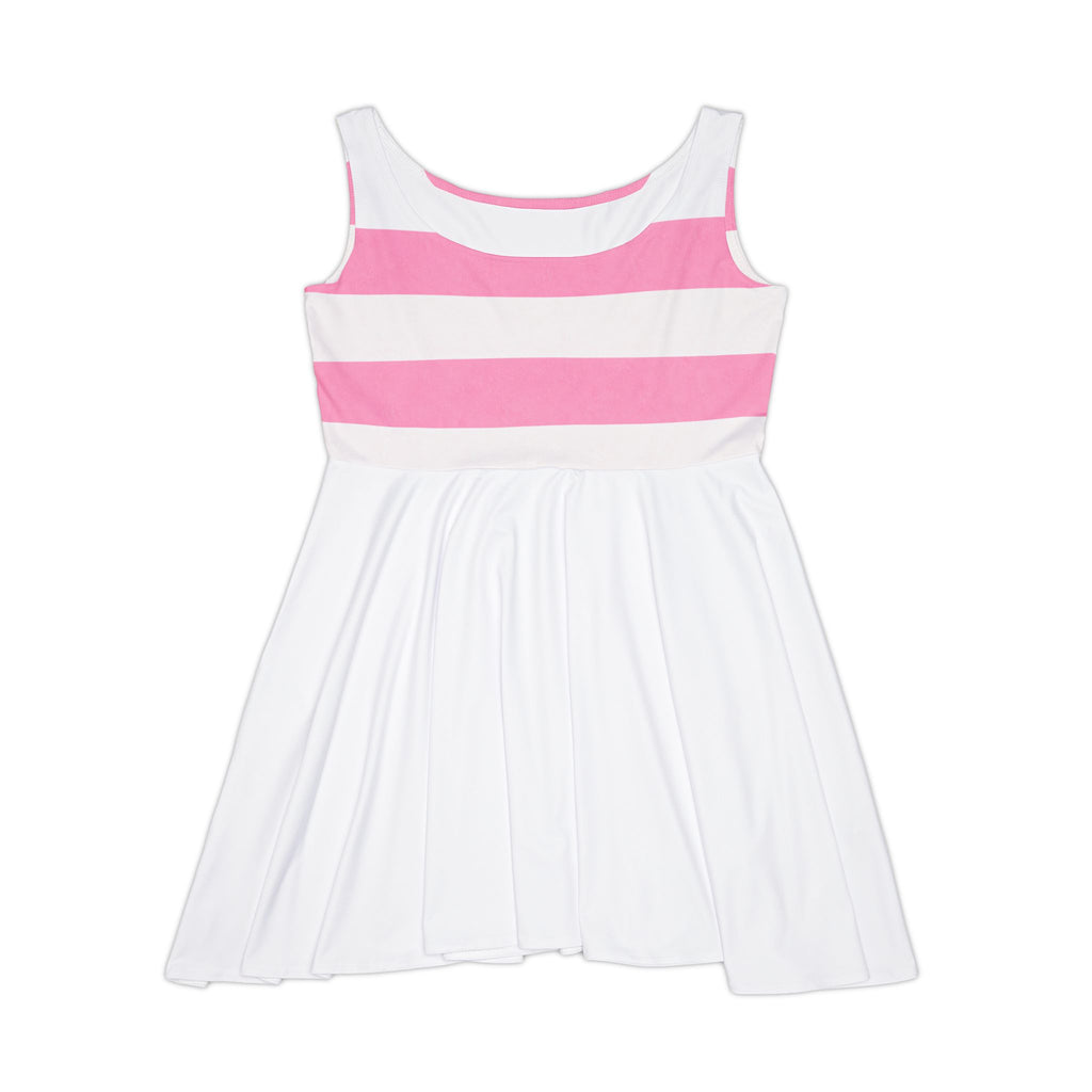 Pink and White Beach Dress