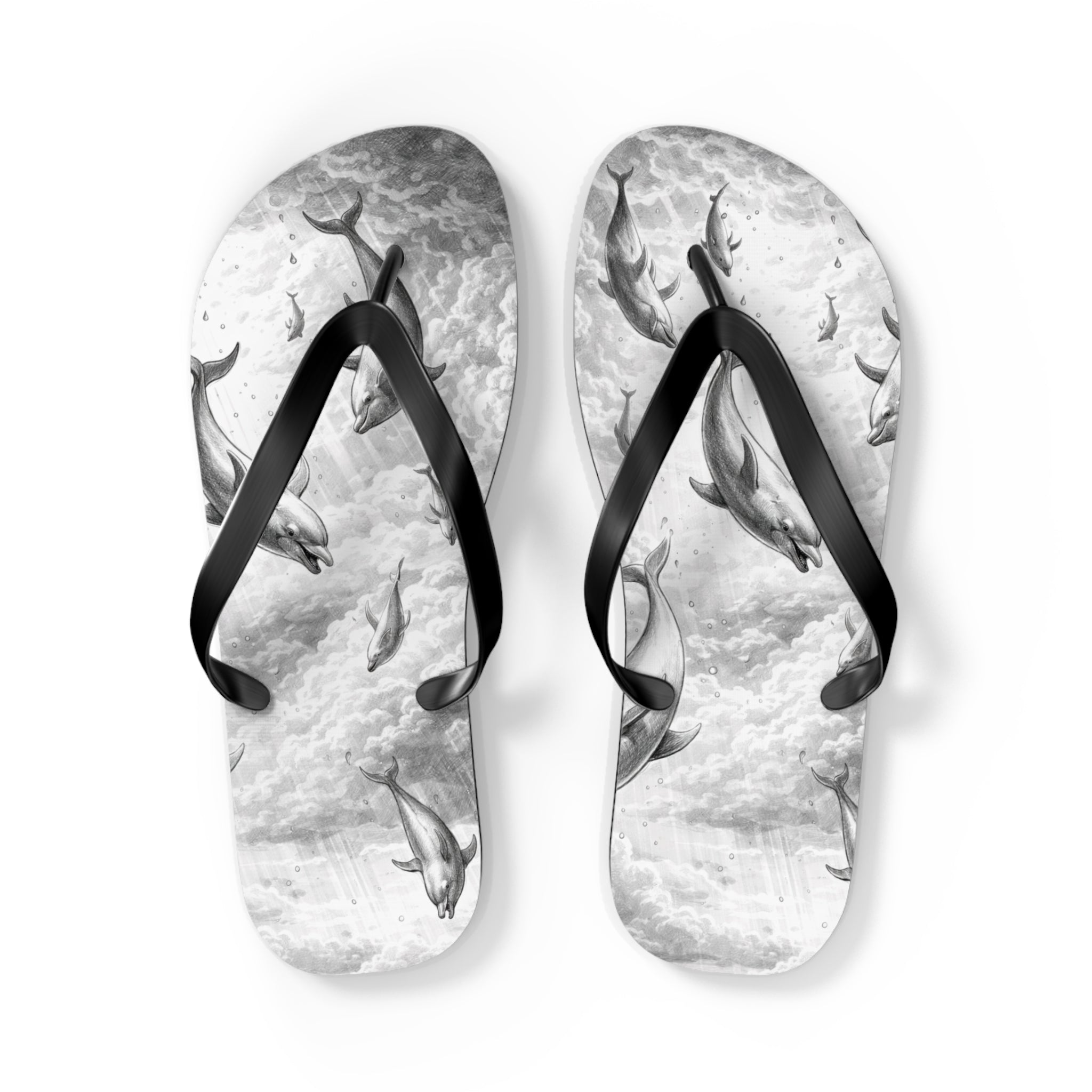 Dolphin Sky Flip Flops