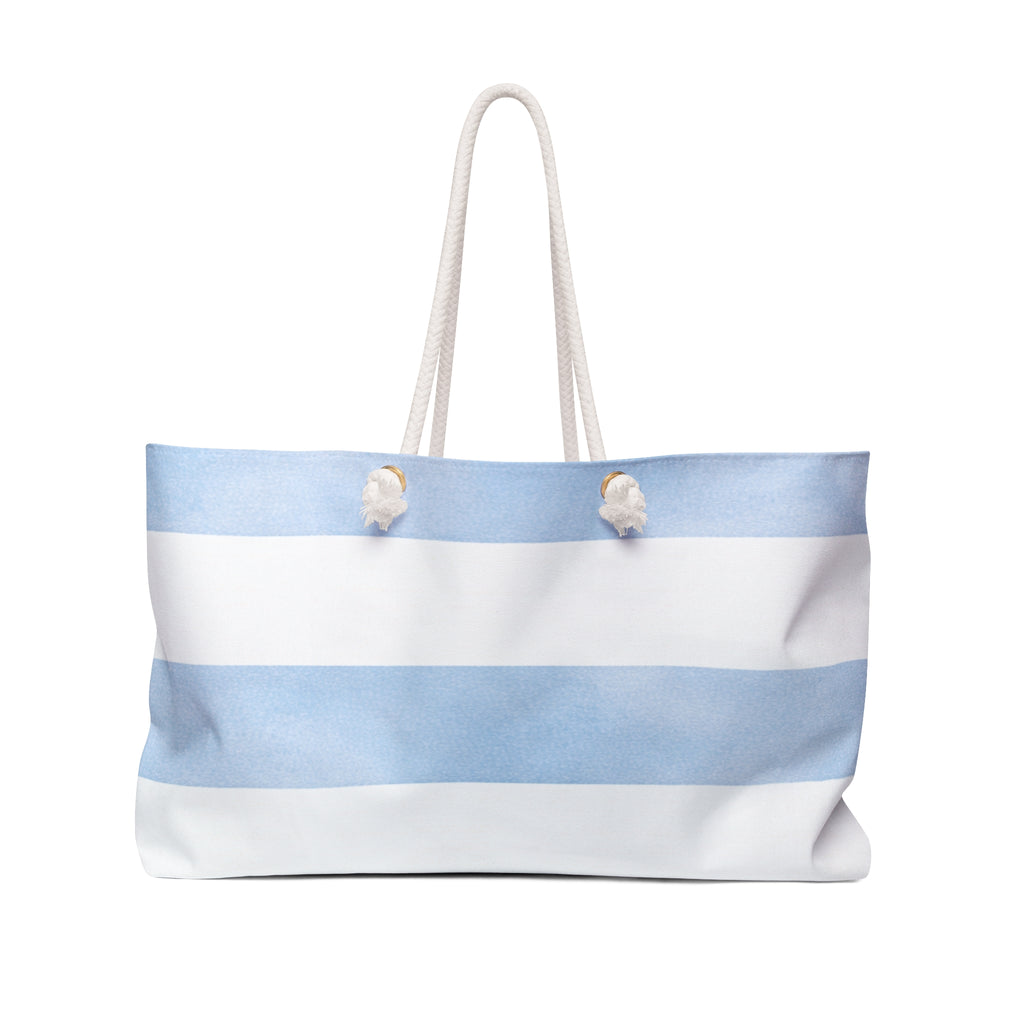 Blue & White Nautical Travel Tote