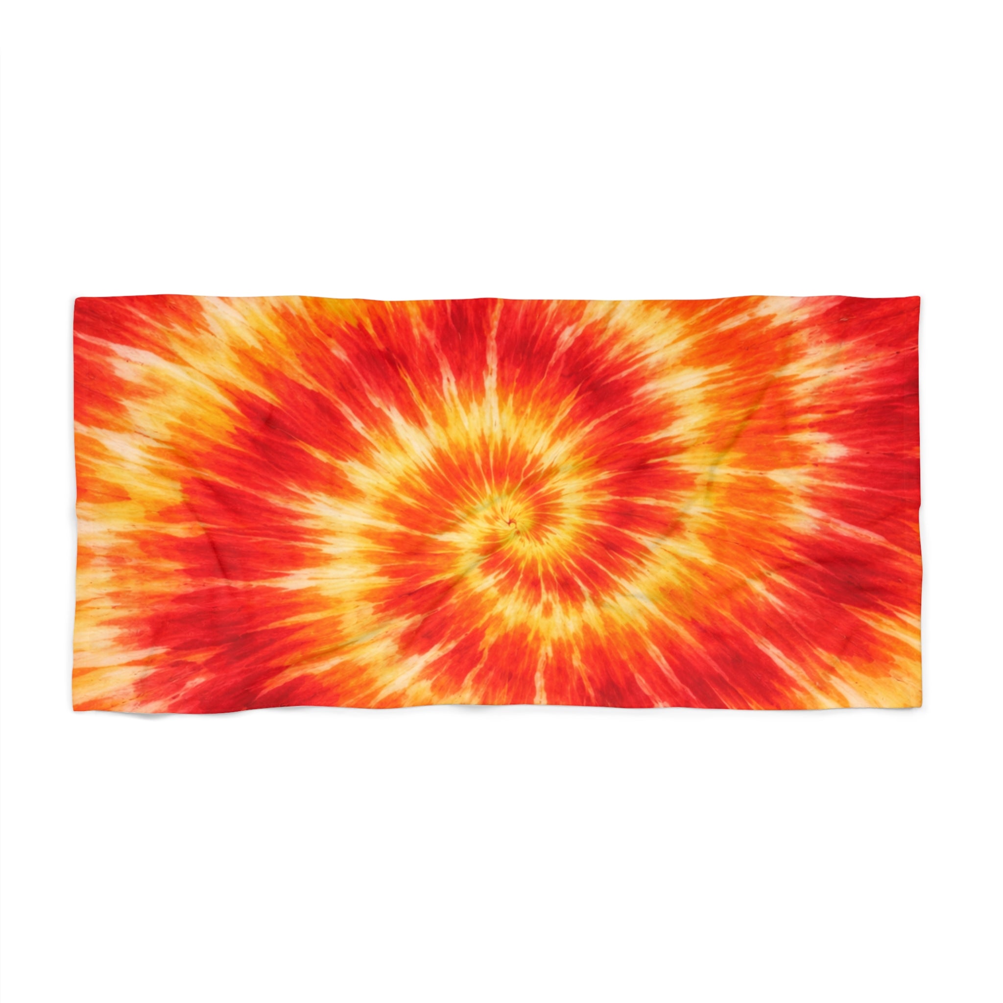 Red Sunset Beach Towel