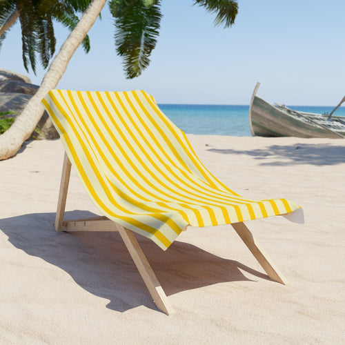 Bright Cabana-Style Sun Beach Towel