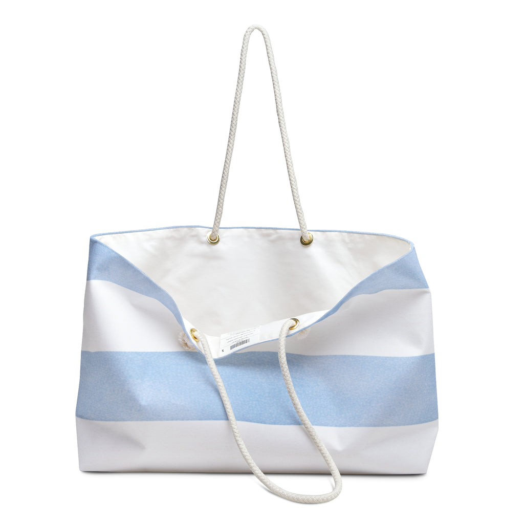 Blue & White Nautical Travel Tote
