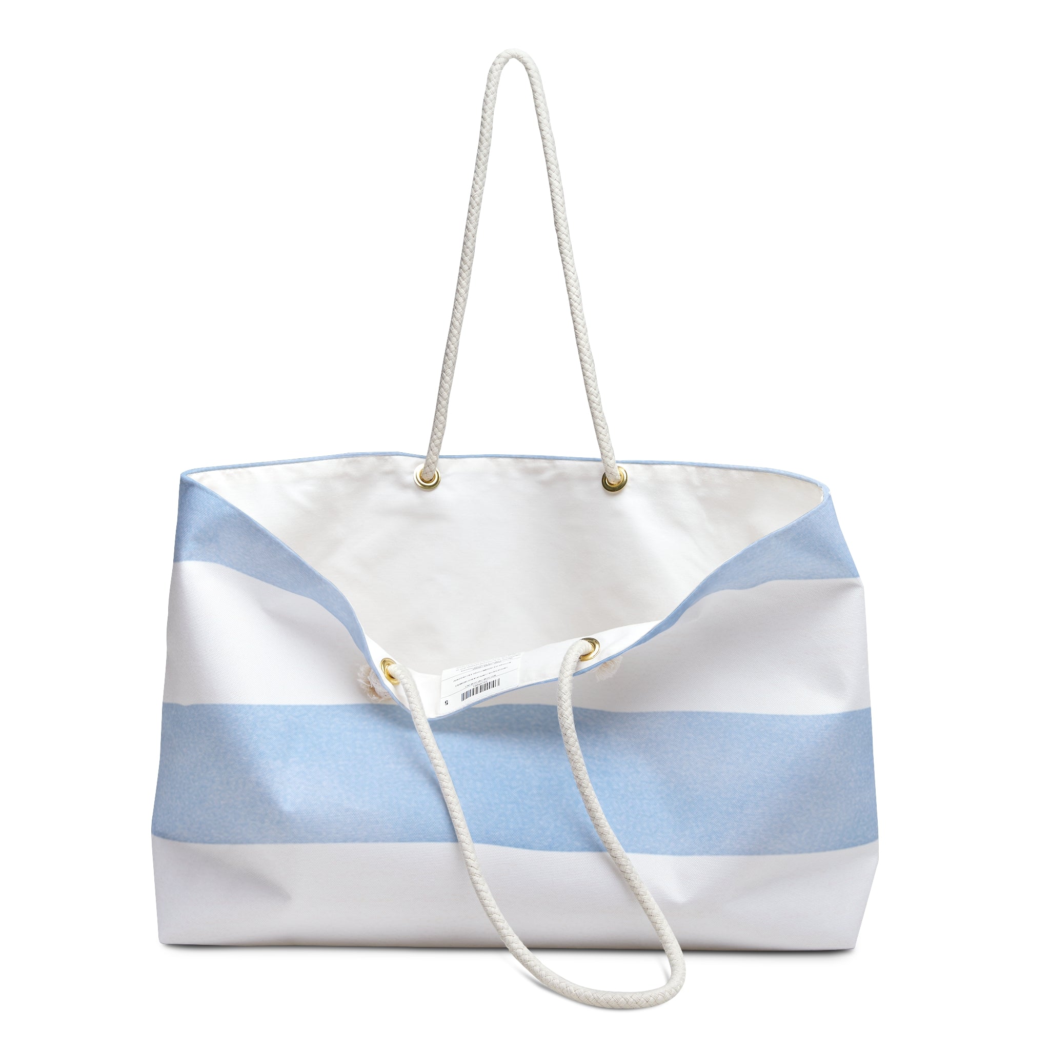 Blue & White Nautical Travel Tote