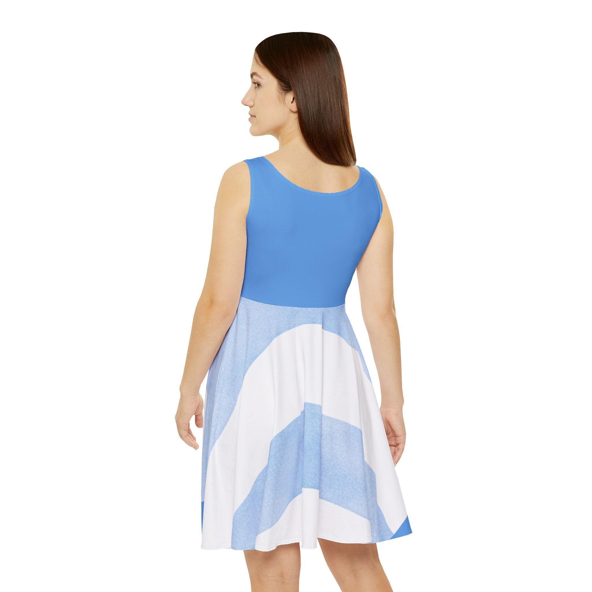 Blue Wave Beach Dress