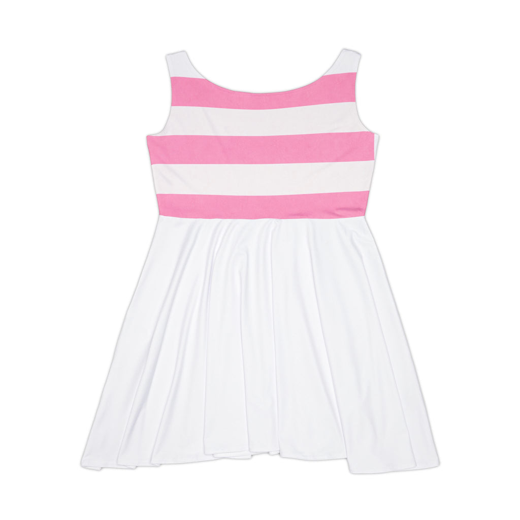 Pink and White Beach Dress