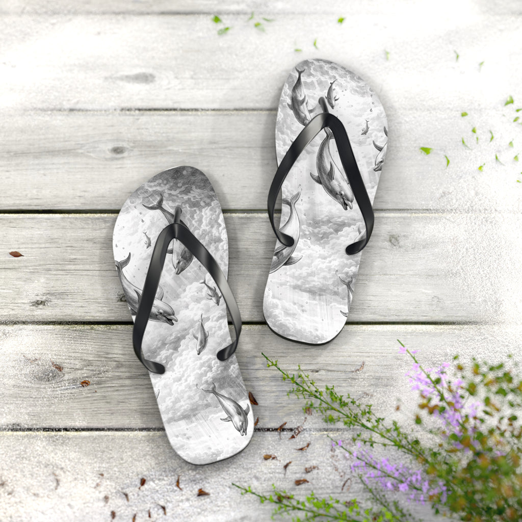 Dolphin Sky Flip Flops