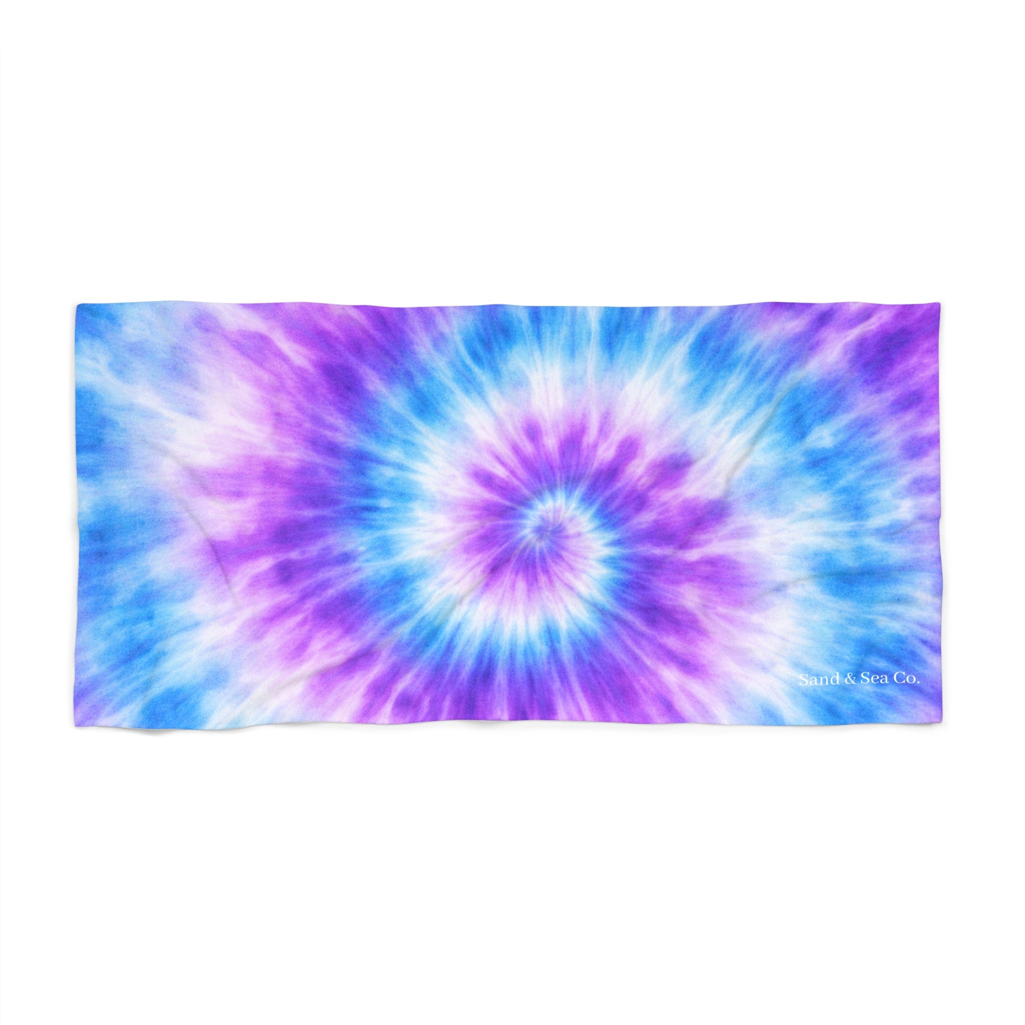 Purple & Blue Swirl Summer Towel