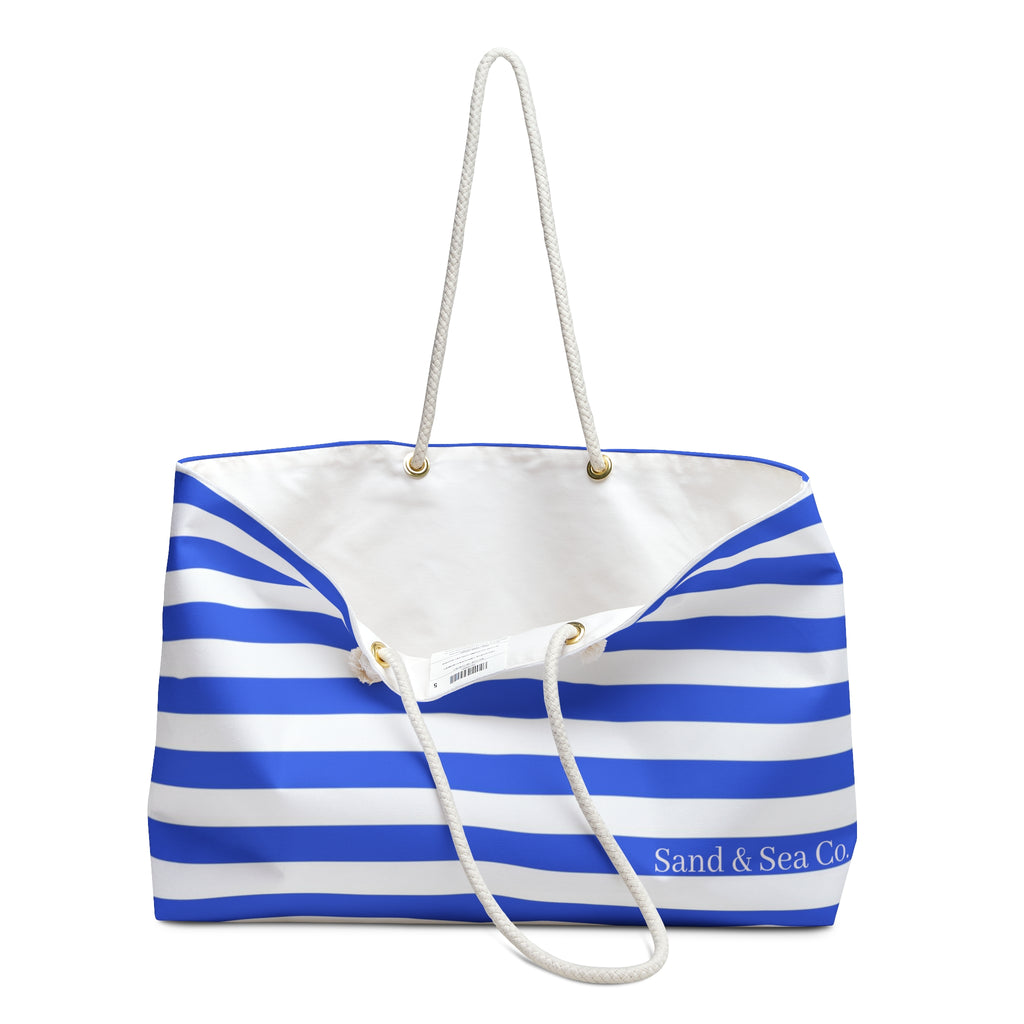 Nautical Blue Weekend Bag