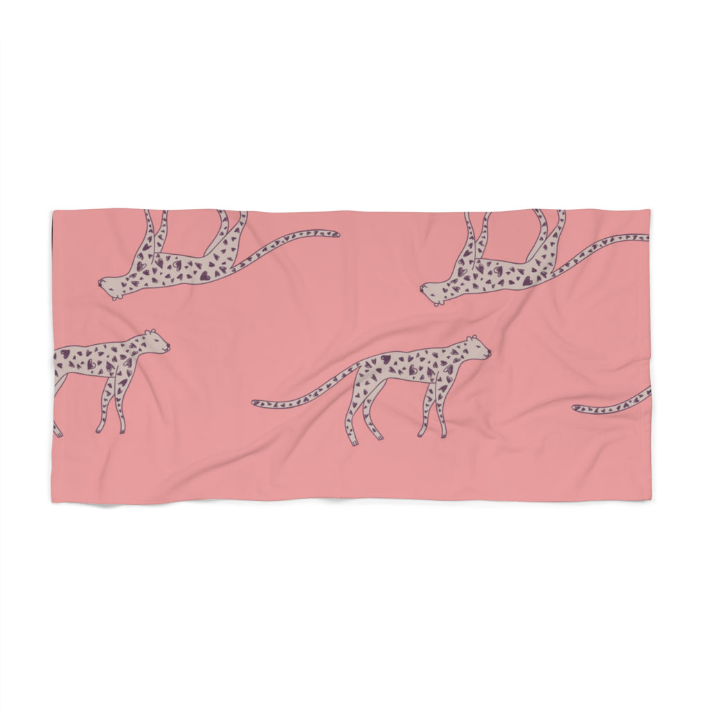 Cheetah Beach Towel