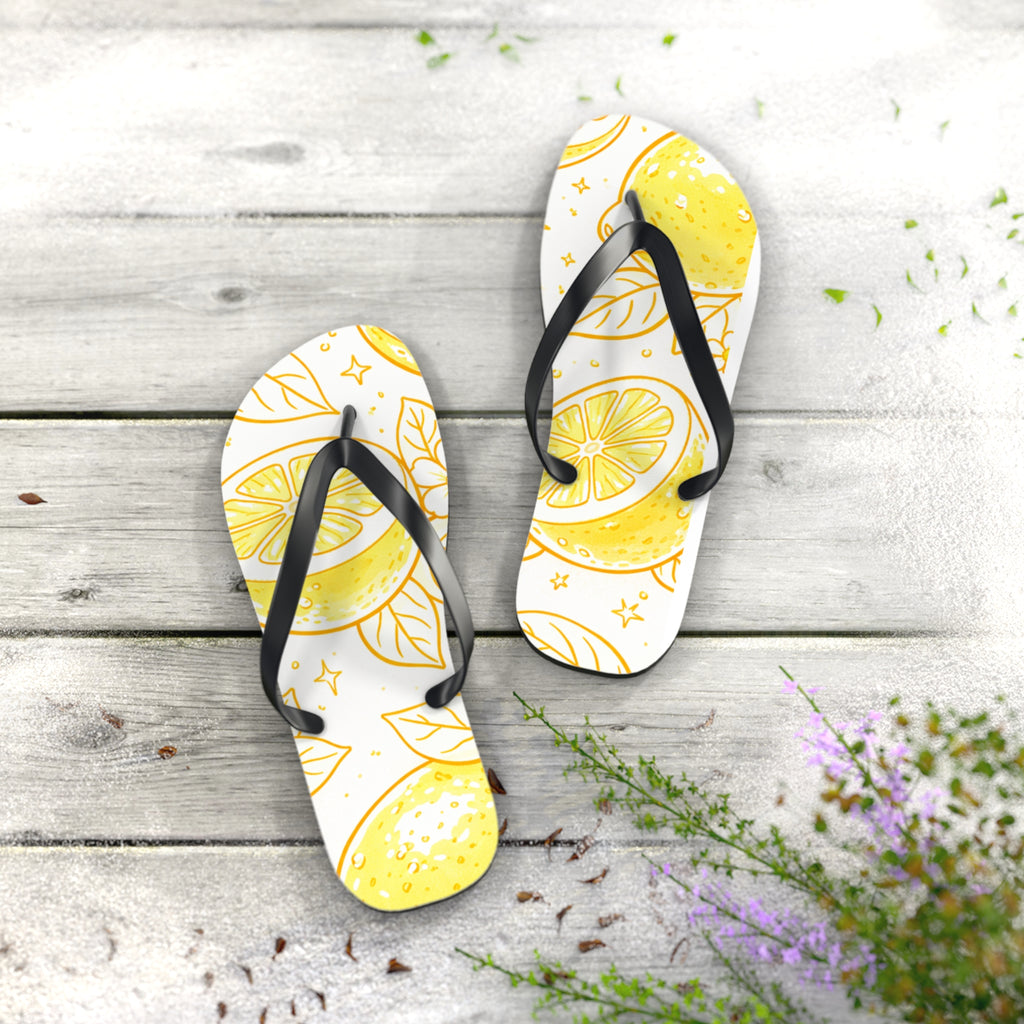 Lemon Flip Flops