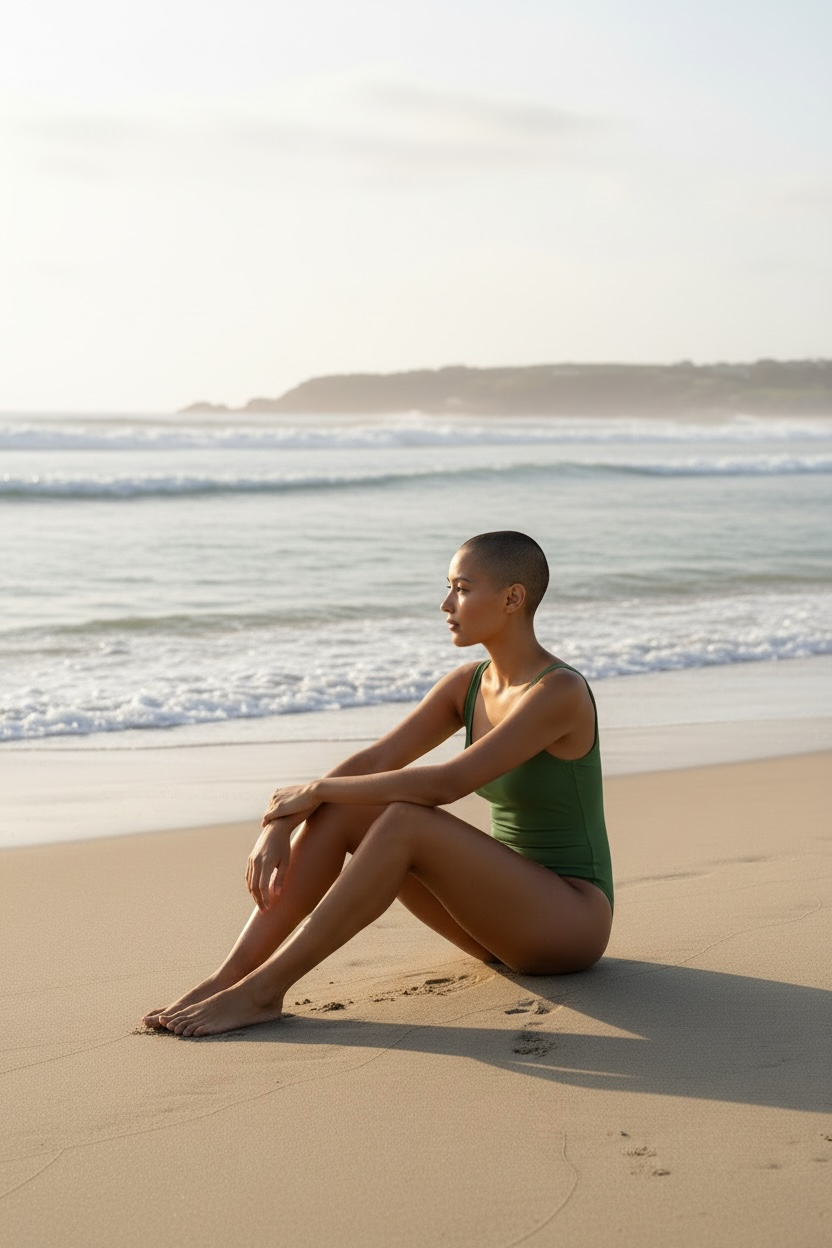 Sage Green One-Piece Swimsuit