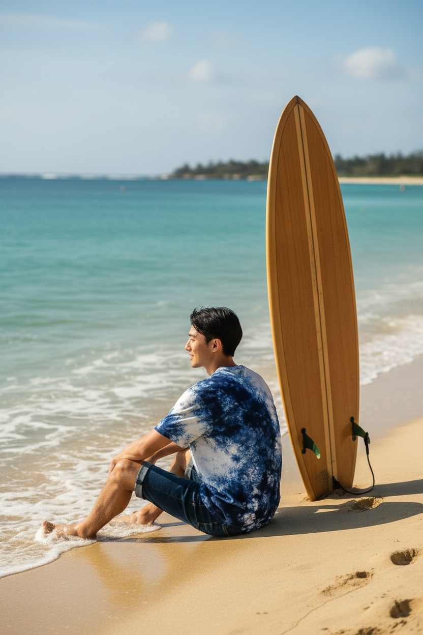 Ocean Blue Tie-dye t-shirt