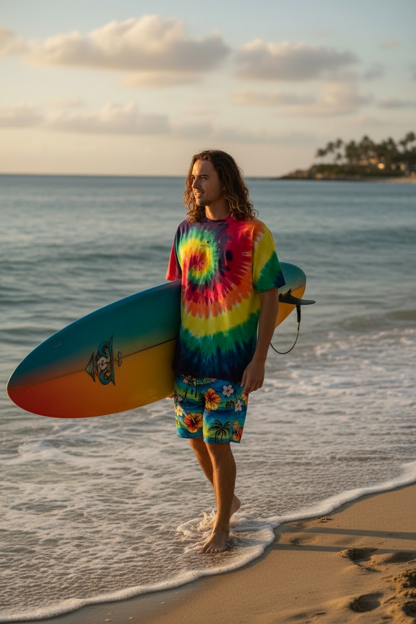 Hippy tie-dye t-shirt