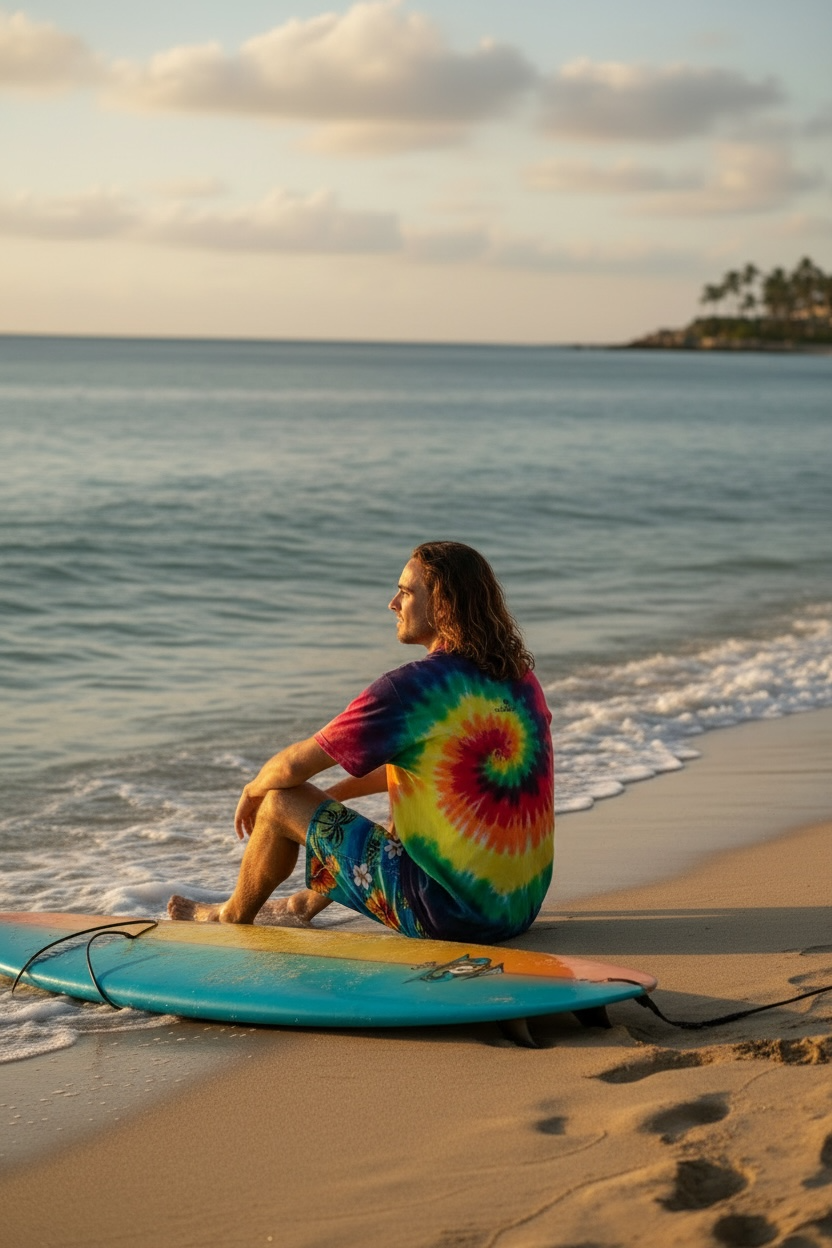 Hippy tie-dye t-shirt