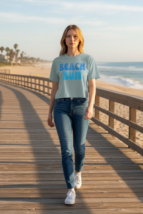 BEACH BUM crop top