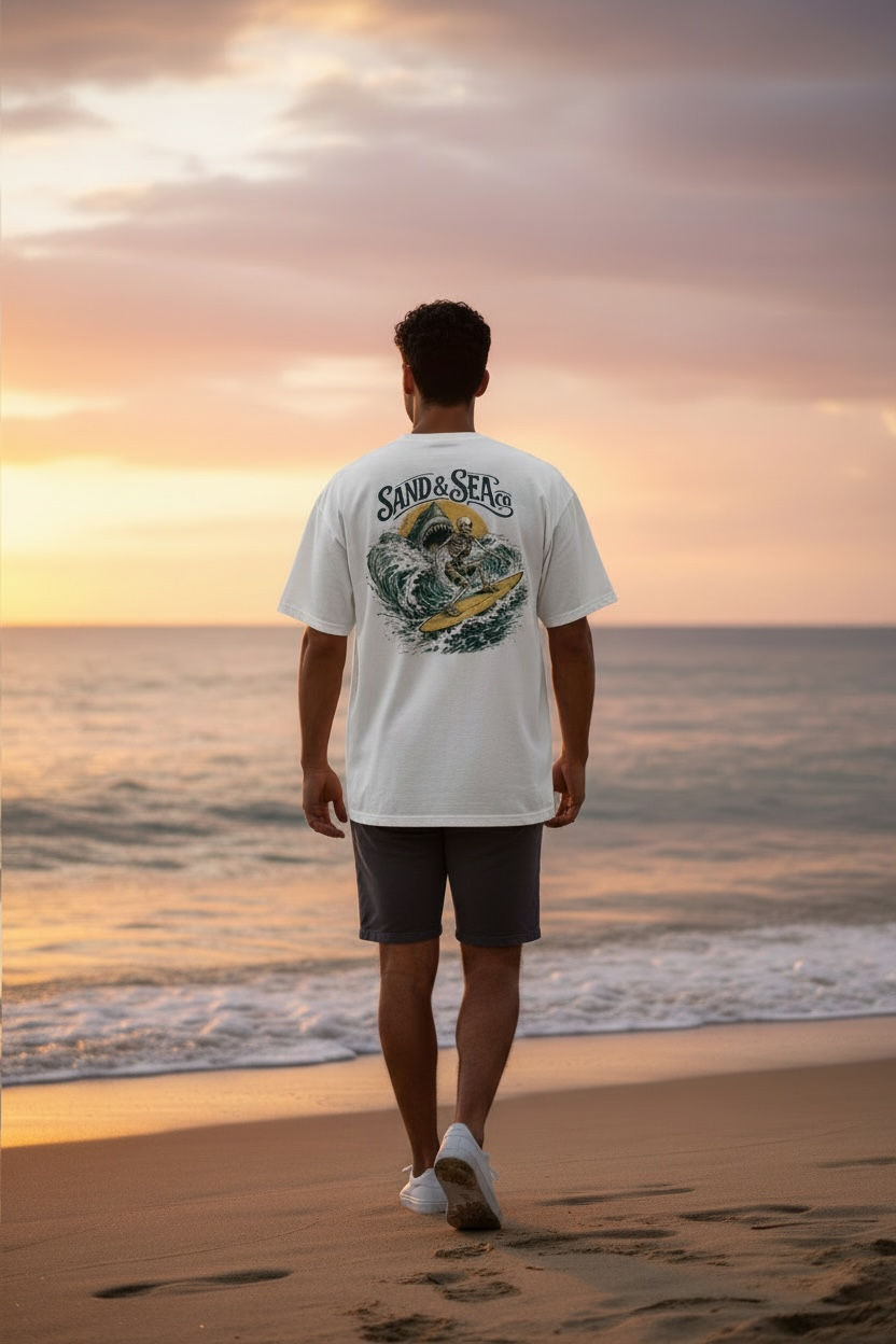 Classic Bones 96 Sand * Sea Co.  tee
